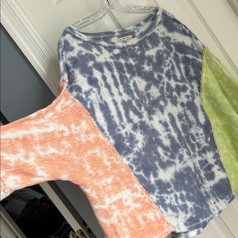 ⚜️ We The Free Multicolor Tie-Dye Long Sleeve Top - Picture 6 of 6